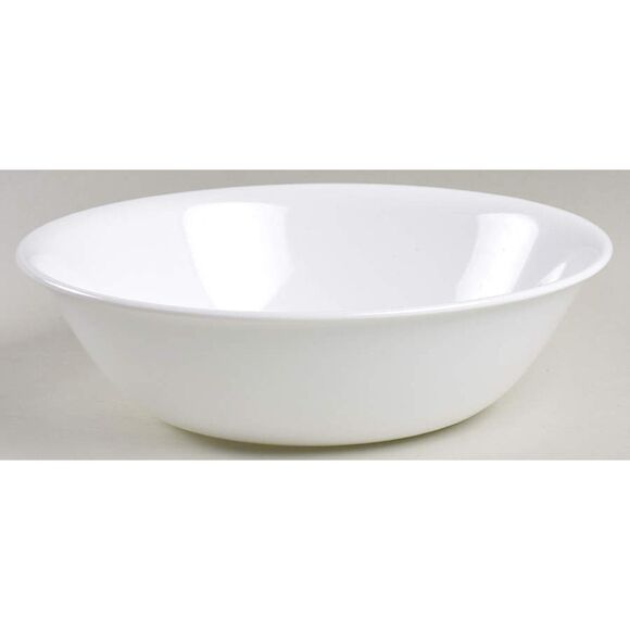Corelle Single Pure White 8.5" Round Vegetable Bowl Preowned No Chips/Stains - Picture 1 of 1